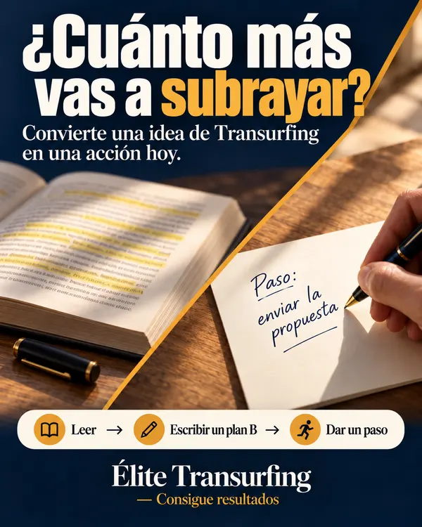 Del subrayado al siguiente paso